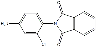 2-(4-amino-2-chlorophenyl)-1H-isoindole-1,3(2H)-dione 구조식 이미지