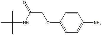 2-(4-aminophenoxy)-N-(tert-butyl)acetamide 구조식 이미지