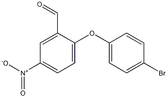 2-(4-bromophenoxy)-5-nitrobenzaldehyde Structure