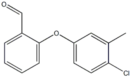 2-(4-chloro-3-methylphenoxy)benzaldehyde 구조식 이미지