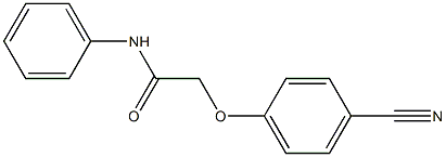 2-(4-cyanophenoxy)-N-phenylacetamide Structure