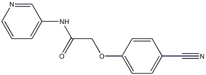 2-(4-cyanophenoxy)-N-pyridin-3-ylacetamide Structure