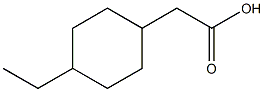 2-(4-ethylcyclohexyl)acetic acid 구조식 이미지