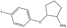 2-(4-fluorophenoxy)cyclopentanamine Structure
