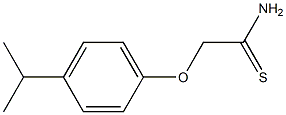 2-(4-isopropylphenoxy)ethanethioamide 구조식 이미지