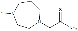 2-(4-methyl-1,4-diazepan-1-yl)ethanethioamide 구조식 이미지
