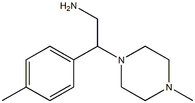2-(4-methylphenyl)-2-(4-methylpiperazin-1-yl)ethanamine 구조식 이미지