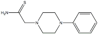 2-(4-phenylpiperazin-1-yl)ethanethioamide 구조식 이미지