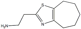 2-(5,6,7,8-tetrahydro-4H-cyclohepta[d][1,3]thiazol-2-yl)ethanamine Structure