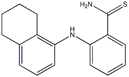2-(5,6,7,8-tetrahydronaphthalen-1-ylamino)benzene-1-carbothioamide Structure