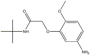 2-(5-amino-2-methoxyphenoxy)-N-(tert-butyl)acetamide 구조식 이미지