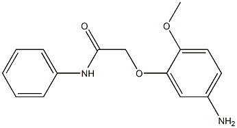 2-(5-amino-2-methoxyphenoxy)-N-phenylacetamide Structure
