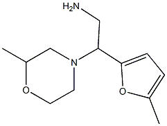2-(5-methyl-2-furyl)-2-(2-methylmorpholin-4-yl)ethanamine Structure