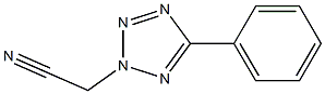 2-(5-phenyl-2H-1,2,3,4-tetrazol-2-yl)acetonitrile Structure