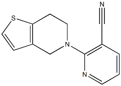 2-(6,7-dihydrothieno[3,2-c]pyridin-5(4H)-yl)nicotinonitrile Structure