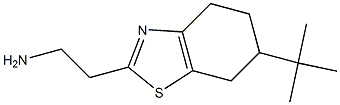 2-(6-tert-butyl-4,5,6,7-tetrahydro-1,3-benzothiazol-2-yl)ethanamine Structure