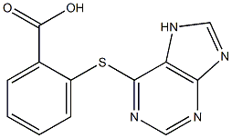 2-(7H-purin-6-ylthio)benzoic acid Structure