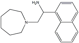 2-(azepan-1-yl)-1-(naphthalen-1-yl)ethan-1-amine 구조식 이미지