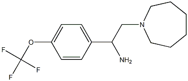 2-(azepan-1-yl)-1-[4-(trifluoromethoxy)phenyl]ethan-1-amine 구조식 이미지