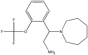 2-(azepan-1-yl)-2-[2-(trifluoromethoxy)phenyl]ethan-1-amine 구조식 이미지