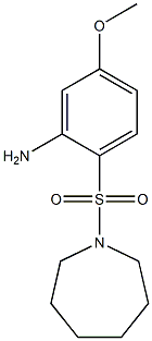 2-(azepane-1-sulfonyl)-5-methoxyaniline Structure