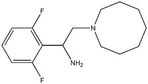 2-(azocan-1-yl)-1-(2,6-difluorophenyl)ethan-1-amine 구조식 이미지