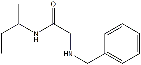 2-(benzylamino)-N-(butan-2-yl)acetamide Structure