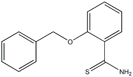 2-(benzyloxy)benzenecarbothioamide 구조식 이미지