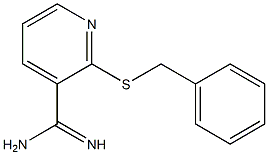 2-(benzylsulfanyl)pyridine-3-carboximidamide 구조식 이미지