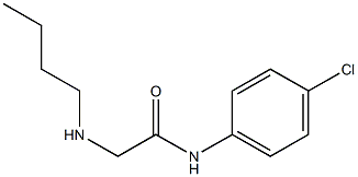 2-(butylamino)-N-(4-chlorophenyl)acetamide 구조식 이미지