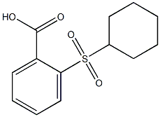 2-(cyclohexanesulfonyl)benzoic acid Structure