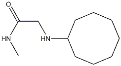 2-(cyclooctylamino)-N-methylacetamide Structure