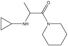2-(cyclopropylamino)-1-(piperidin-1-yl)propan-1-one 구조식 이미지