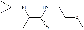 2-(cyclopropylamino)-N-(2-methoxyethyl)propanamide Structure