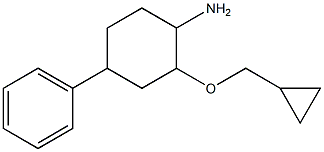 2-(cyclopropylmethoxy)-4-phenylcyclohexan-1-amine 구조식 이미지