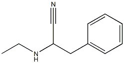 2-(ethylamino)-3-phenylpropanenitrile Structure