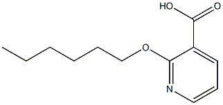 2-(hexyloxy)pyridine-3-carboxylic acid Structure