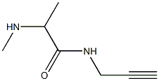 2-(methylamino)-N-(prop-2-yn-1-yl)propanamide 구조식 이미지