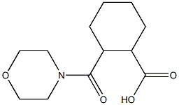 2-(morpholin-4-ylcarbonyl)cyclohexanecarboxylic acid Structure