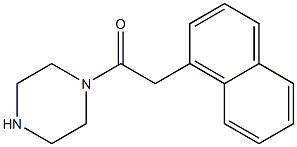 2-(naphthalen-1-yl)-1-(piperazin-1-yl)ethan-1-one 구조식 이미지