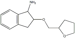 2-(oxolan-2-ylmethoxy)-2,3-dihydro-1H-inden-1-amine 구조식 이미지