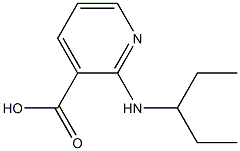 2-(pentan-3-ylamino)pyridine-3-carboxylic acid 구조식 이미지