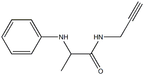 2-(phenylamino)-N-(prop-2-yn-1-yl)propanamide Structure