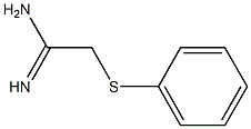 2-(phenylsulfanyl)ethanimidamide 구조식 이미지
