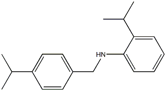 2-(propan-2-yl)-N-{[4-(propan-2-yl)phenyl]methyl}aniline Structure