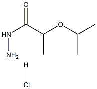 2-(propan-2-yloxy)propanehydrazide hydrochloride Structure