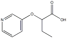 2-(pyridin-3-yloxy)butanoic acid 구조식 이미지