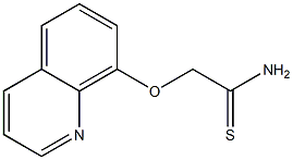 2-(quinolin-8-yloxy)ethanethioamide 구조식 이미지