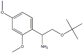 2-(tert-butoxy)-1-(2,4-dimethoxyphenyl)ethan-1-amine Structure