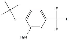 2-(tert-butylsulfanyl)-5-(trifluoromethyl)aniline 구조식 이미지